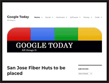 Tablet Screenshot of googletoday.net